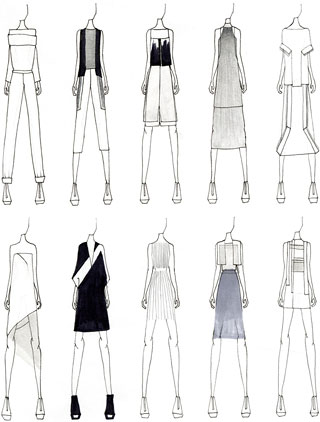 320x422 Fiber Science Takes Center Stage - Clothing Sketches