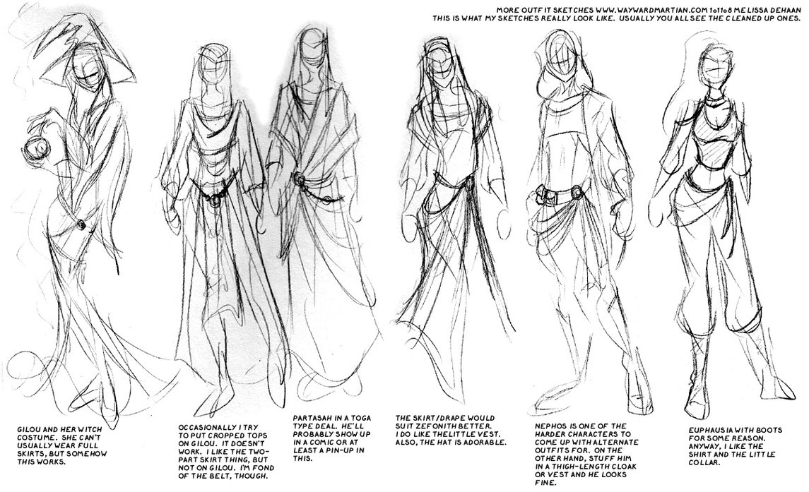 1145x697 Hm Clothing Sketches 2 By Waywardinsecticon - Clothing Sketches