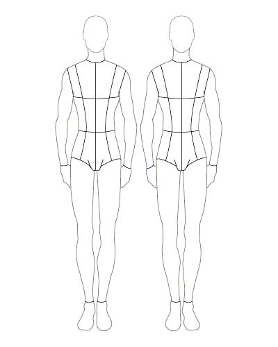 Clothing Sketches Templates at PaintingValley.com | Explore collection ...
