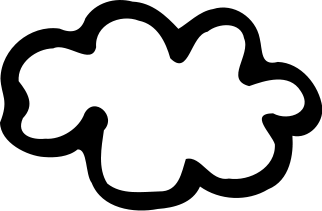 322x211 Rough Sketch Cloud - Cloud Sketch Images