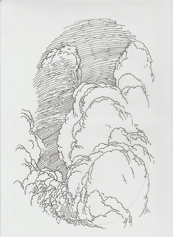 582x800 Cloud Sketches Anastasia Owell Castle - Cloud Sketch Images
