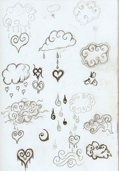 236x340 The 26 Best Stars And Clouds Tattoo Sketches Images - Cloud Tattoo Sketches