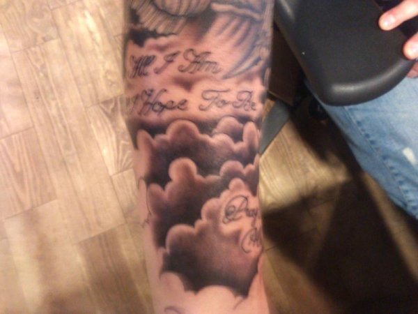 600x450 40 Awesome Cloud Tattoo Designs Art And Design - Cloud Tattoo Sketches