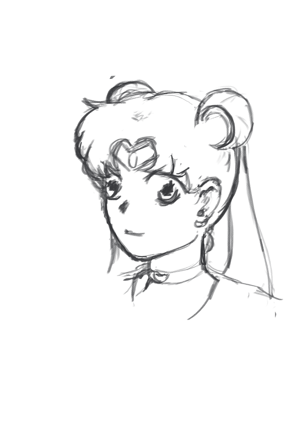 600x840 Sailor Sketch By Spinning Clover - Clover Sketch