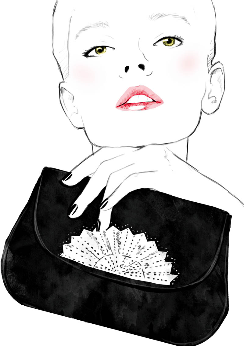 800x1132 Sketches Of Edition Anniversaire Collection Fashion Gone Rogue - Clutch Sketches