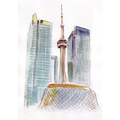 420x420 Cn Tower Featured Cn Tower - Cn Tower Sketch