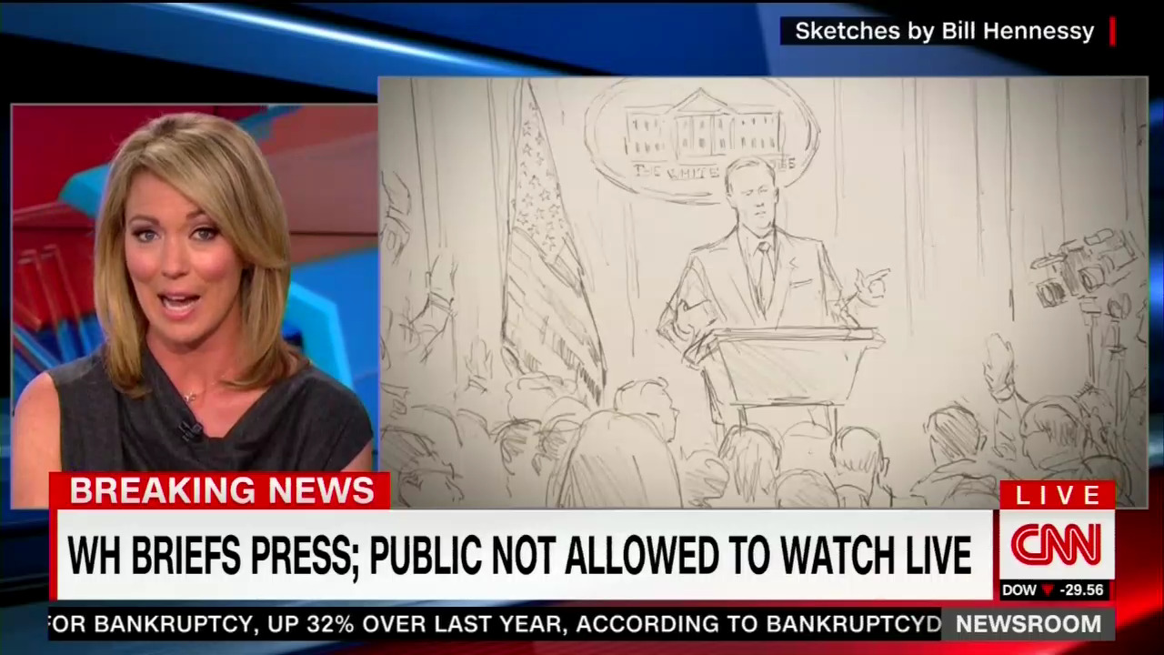 1280x720 Silly Cnn Debases Itself, Hires Sketch Artist For Off Camera Wh - Cnn Sketch Artist