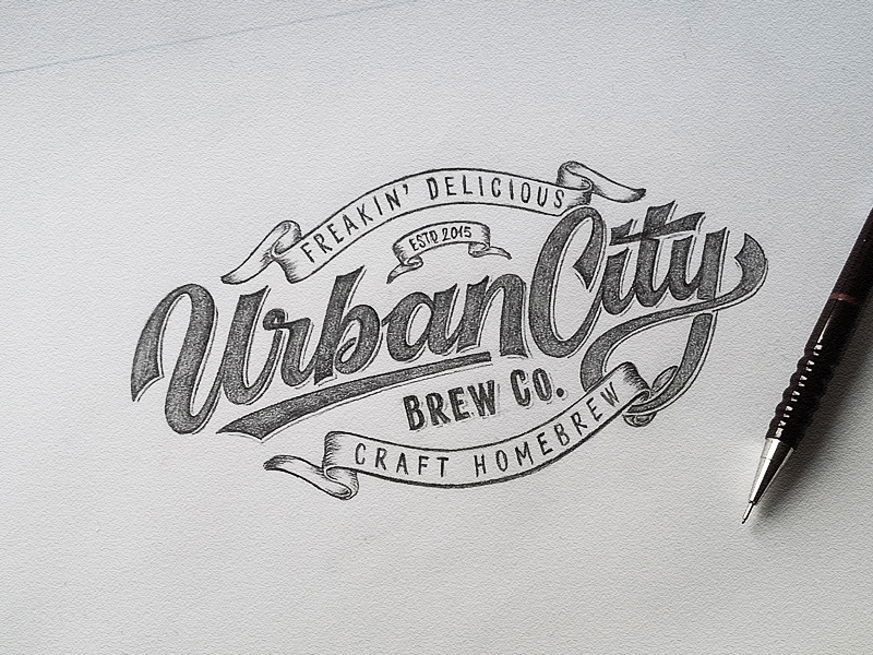 800x600 Urban City Brew Co Sketch By Dalibor Momcilovic - Co Sketch