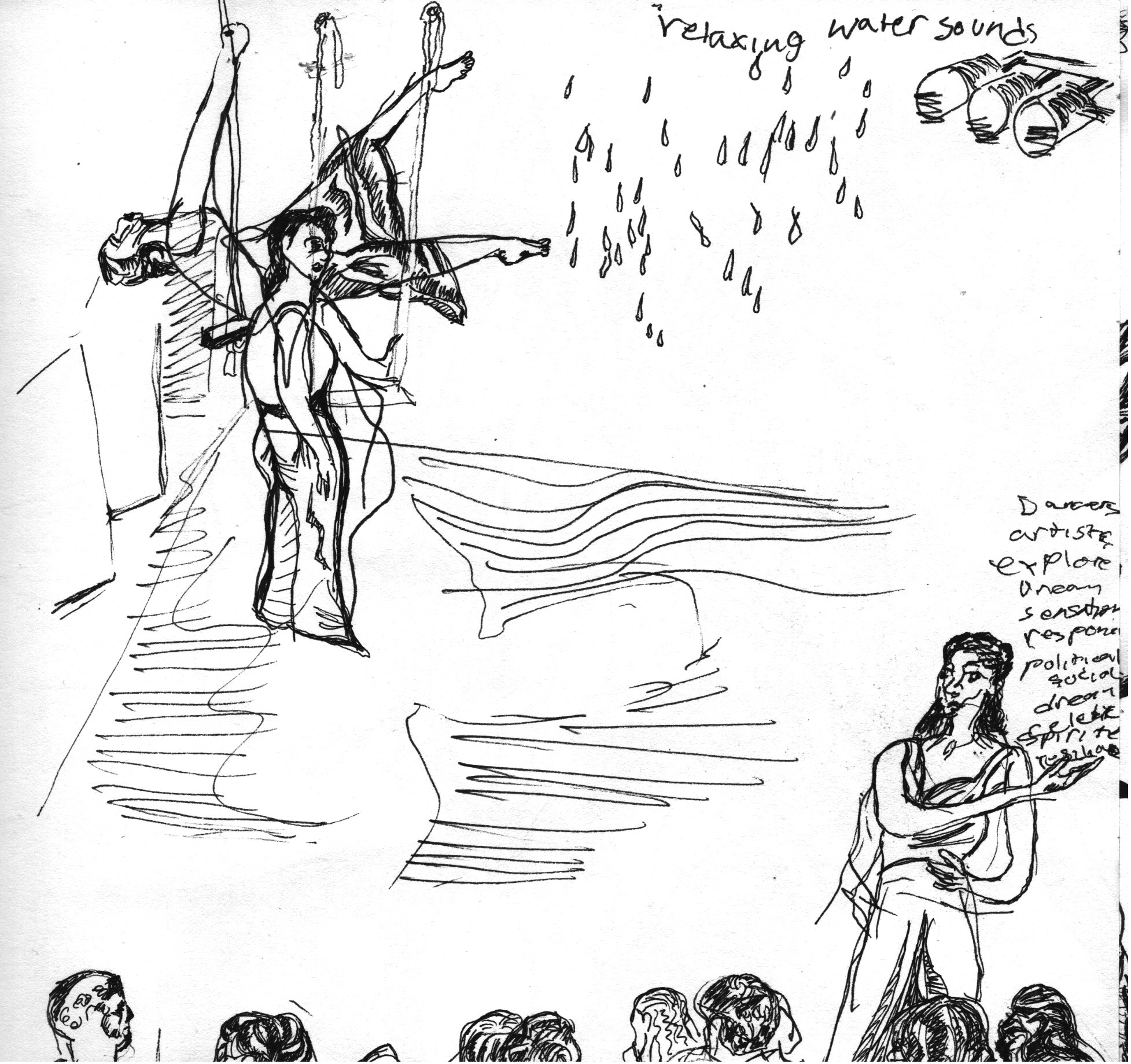 1955x1839 Dance In Sketch Strange Dreams (Anne Marie Mulgrew Amp Dancers Co - Co Sketch