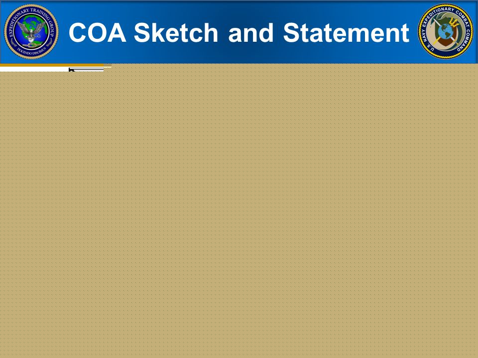960x720 Expeditionary Training Group (Etg) Etg Maritime Security - Coa Sketch