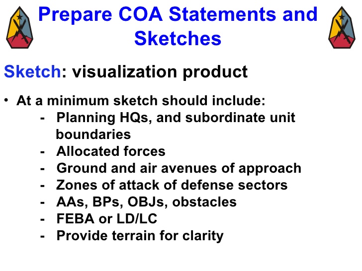 728x546 Military Decision Making Process (Mar 08) 2 - Coa Sketch