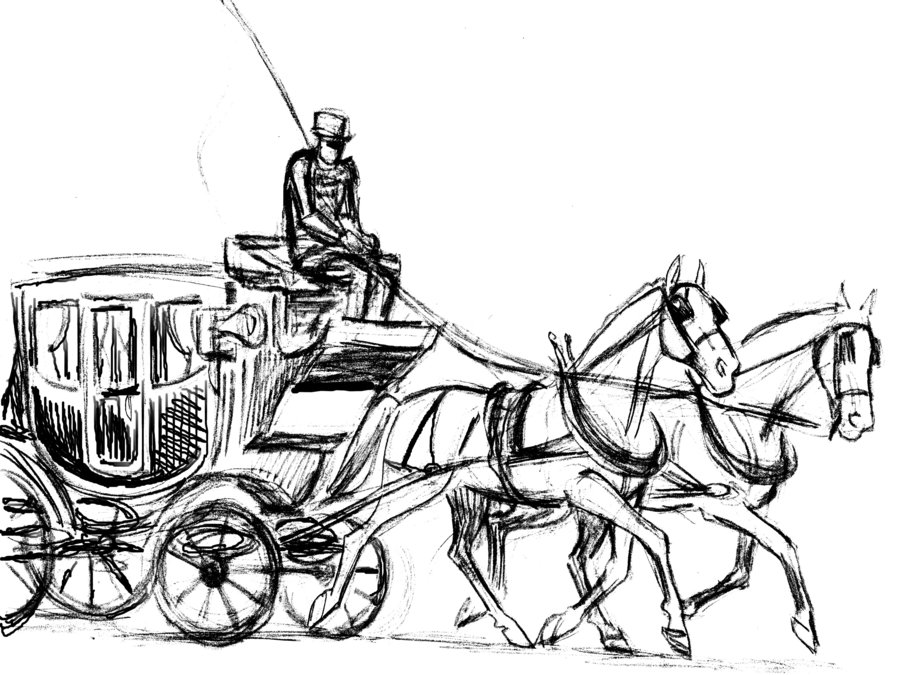 900x675 Tc Coach Sketch By Amberchrome - Coach Sketch