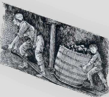 364x324 North Staffs Coal Mining History - Coal Miner Sketch