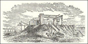 352x176 Sketch Of Coal Mine Structure On Top Of An Elevation - Coal Miner Sketch