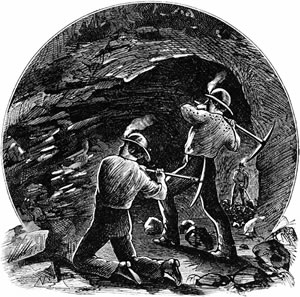 300x297 When Coal Mining Was Local - Coal Miner Sketch