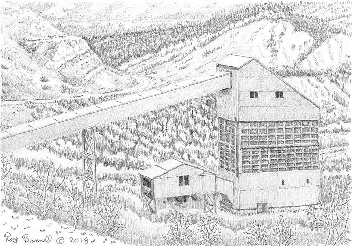 723x506 Suntrana Coal Mine Is Just A Memory Sketches Of Alaska - Coal Sketches