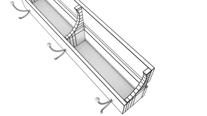 676x380 Coat Hanger 3d Model Jacket Cgtrader - Coat Hanger Sketch