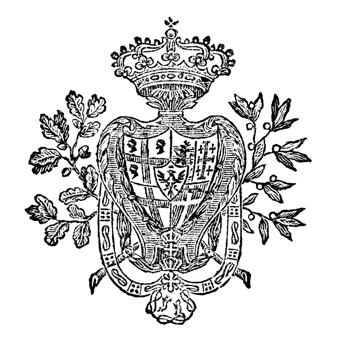 1181x1181 Filecoat Of Arms Of The Kingdom Of Sardinia 4.jpg - Coat Of Arms Sketch