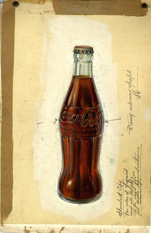 620x958 The Art Of Coke The Spectator - Coca Cola Bottle Sketch