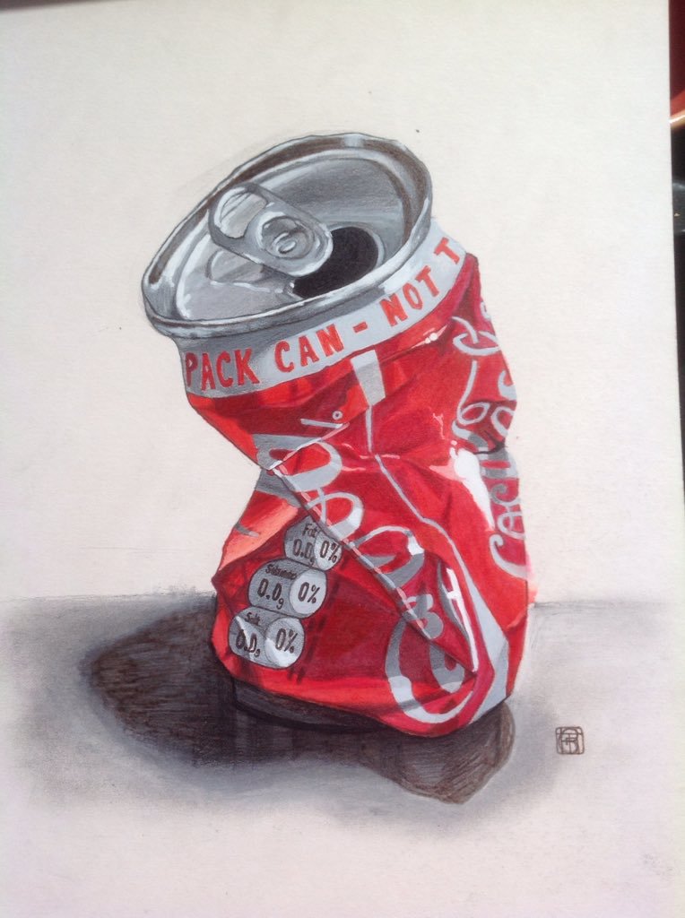 coca cola can artist