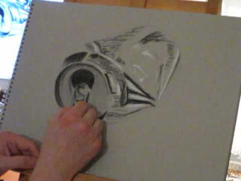 480x360 Charcoal Drawing - Coca Cola Can Sketch