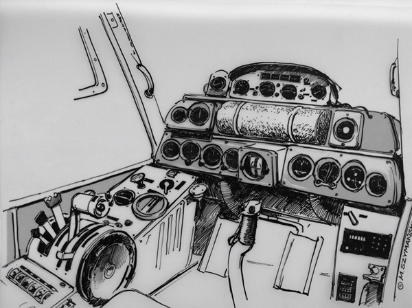 600x448 Aviation - Cockpit Sketch