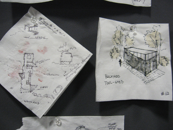 600x450 Seen Around Cocktail Napkin Sketches The Exhibit Designer - Cocktail Napkin Sketch