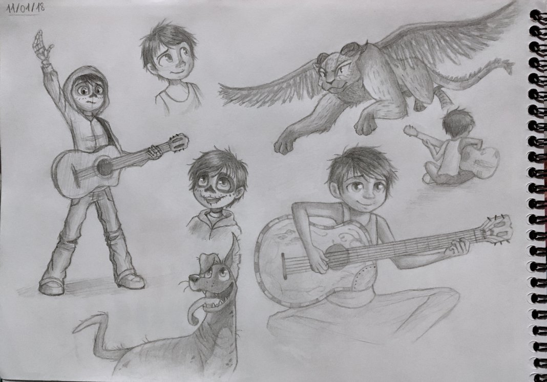 1068x747 Coco Sketches By Lucario2208 - Coco Sketch