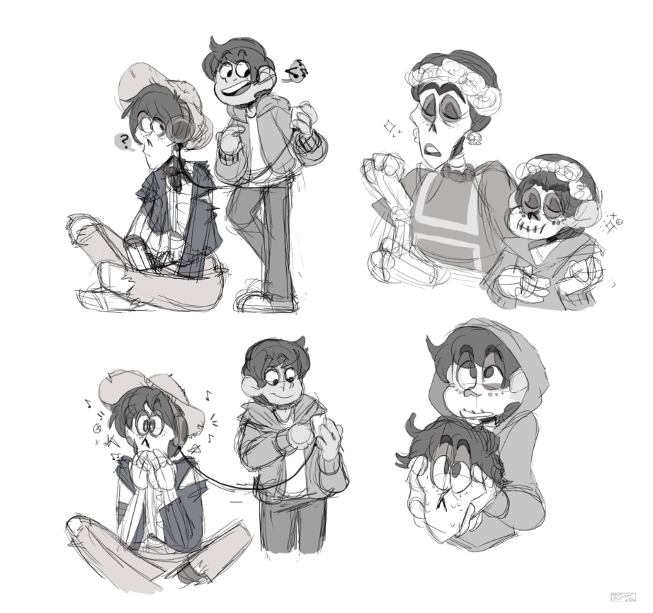 922x866 Coco More Sketches By Mutil8tor - Coco Sketch