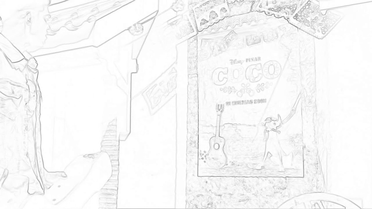1280x720 Remember Me Coco Sketch - Coco Sketch