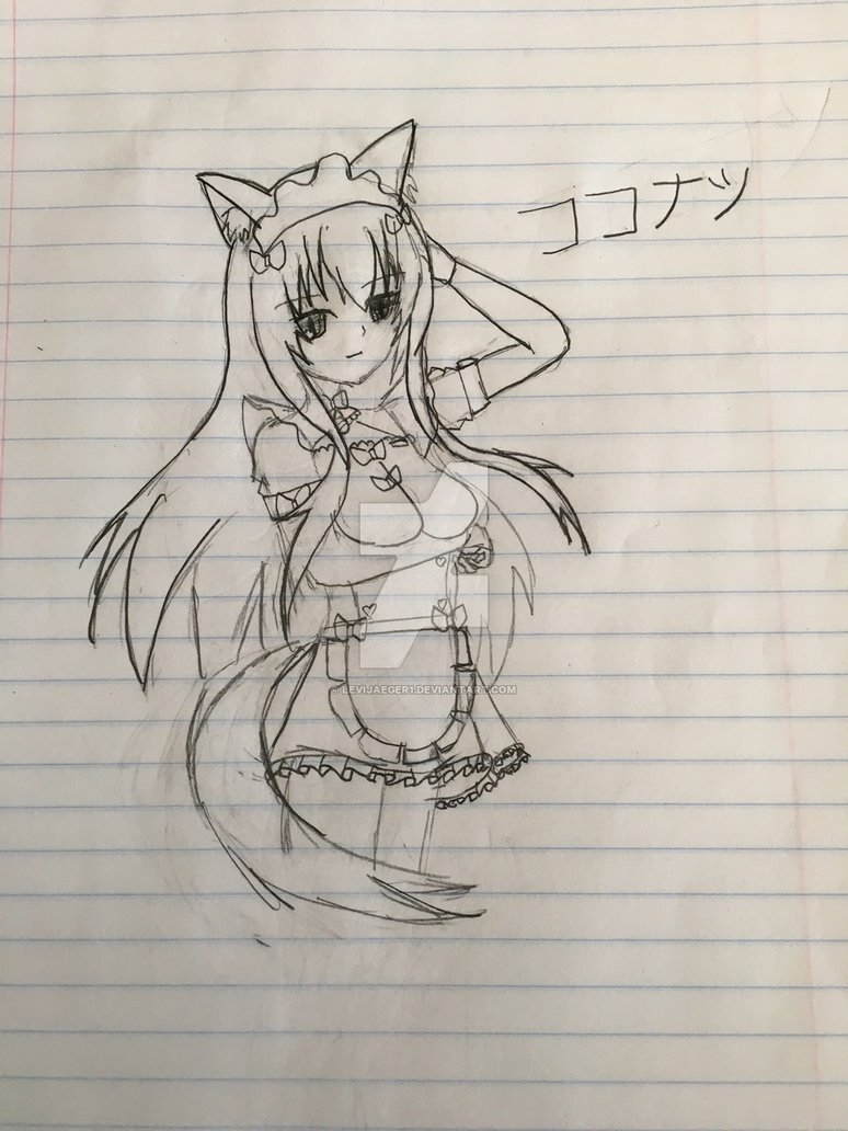 774x1032 Coconut Sketch) By Levijaeger1 - Coconut Sketch