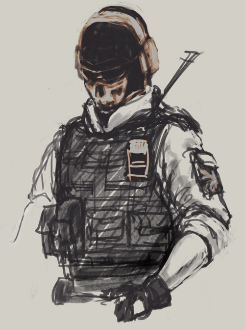 500x672 Ghost Sketch By Ameij - Cod Sketch