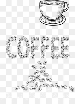 260x360 Coffee Bean Cafe Drawing - Coffee Bean Sketch