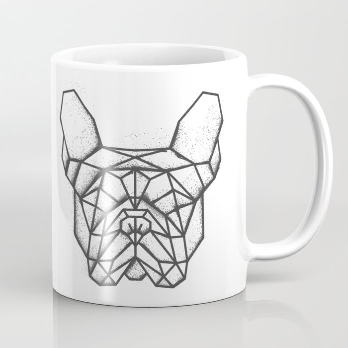 700x700 French Bulldog Geometric Sketch Coffee Mug By Airbornecreative - Coffee Cup Sketch