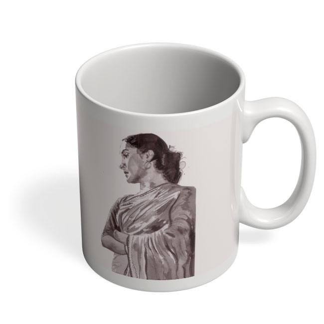 650x650 Coffee Mugs Online The Nutan Sketch Painting Mug Online India - Coffee Mug Sketch