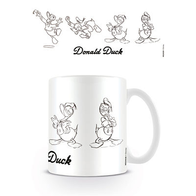 400x400 Disney Donald Duck Sketch Mug Buy Geeky Coffee Mugs Online - Coffee Mug Sketch