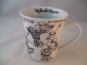300x225 Disney Sketch Book Minnie Mouse Tall Coffee Mug Black Amp White - Coffee Mug Sketch