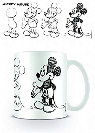 321x450 Mickey Mouse Photo Coffee Mug - Coffee Mug Sketch