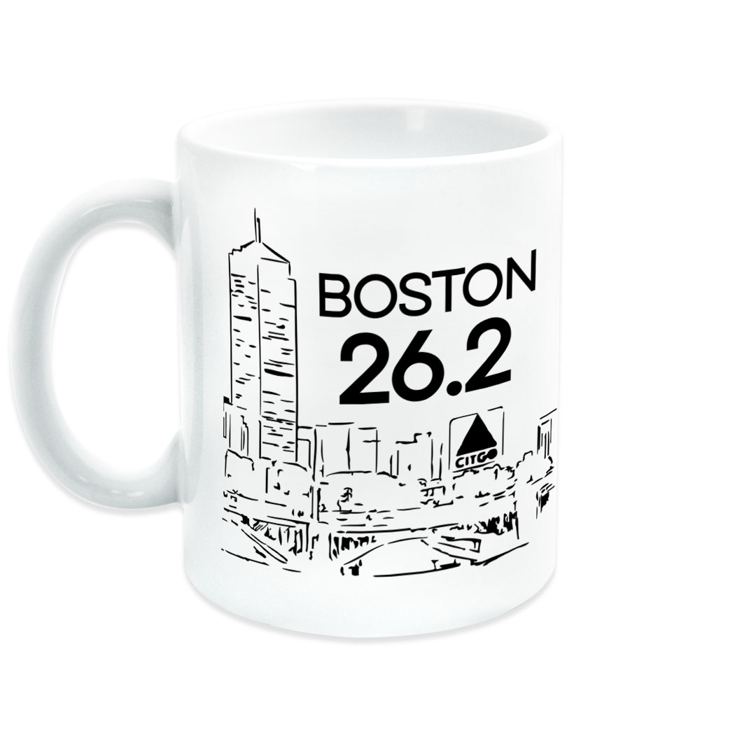 1050x1050 Running Coffee Mug - Coffee Mug Sketch