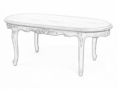 500x381 Coffee Tables - Coffee Table Sketch