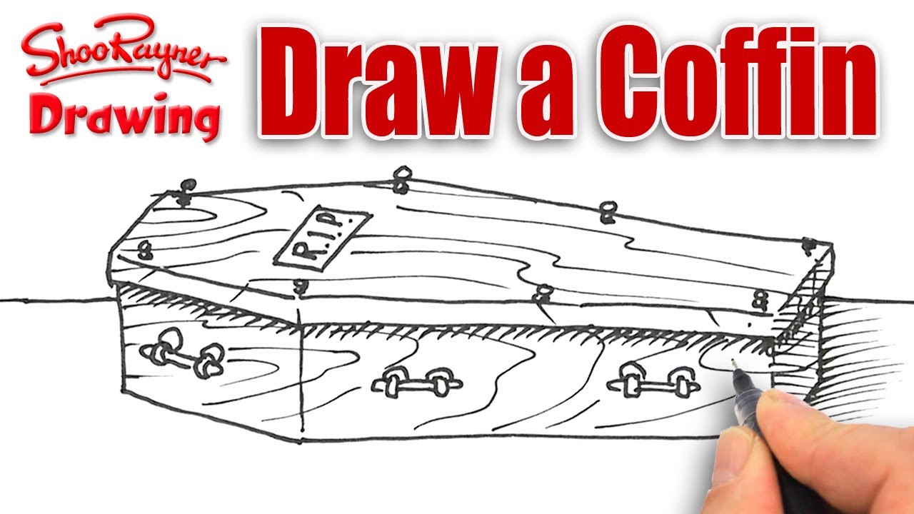 1280x720 How To Draw A Coffin - Coffin Sketch