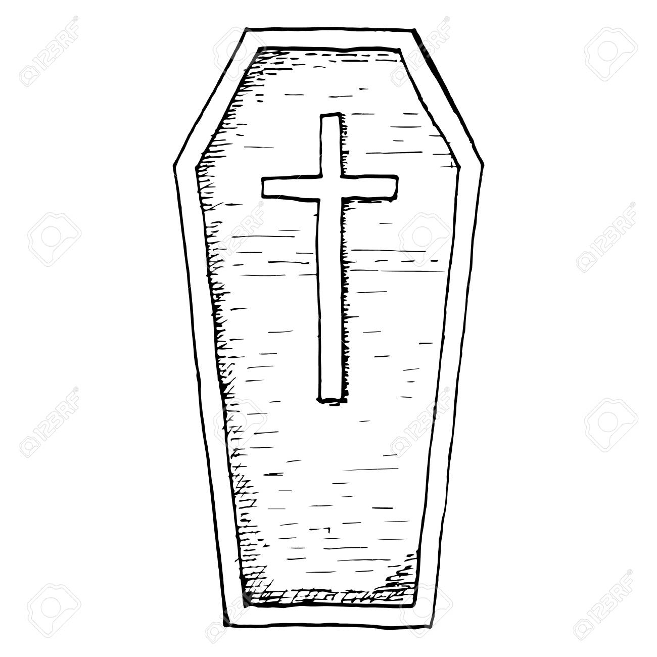 Coffin Sketch at Explore collection of Coffin Sketch