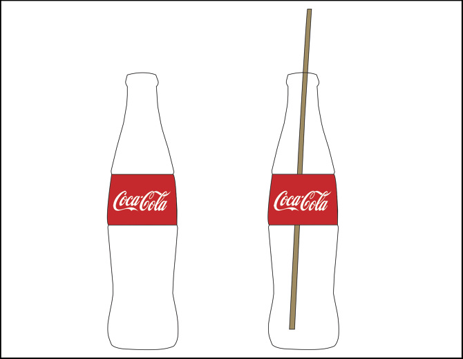 670x519 Coca Colonization - Coke Bottle Sketch