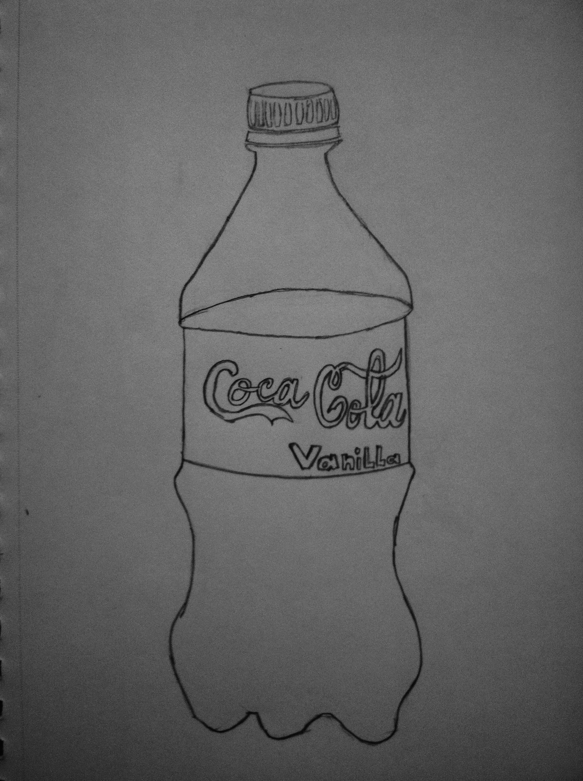 1936x2592 February 2012 Sour Art - Coke Bottle Sketch