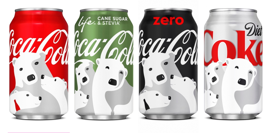 940x457 Polar Bears Return To Coca Cola Holiday Packaging The Coca Cola - Coke Can Sketch