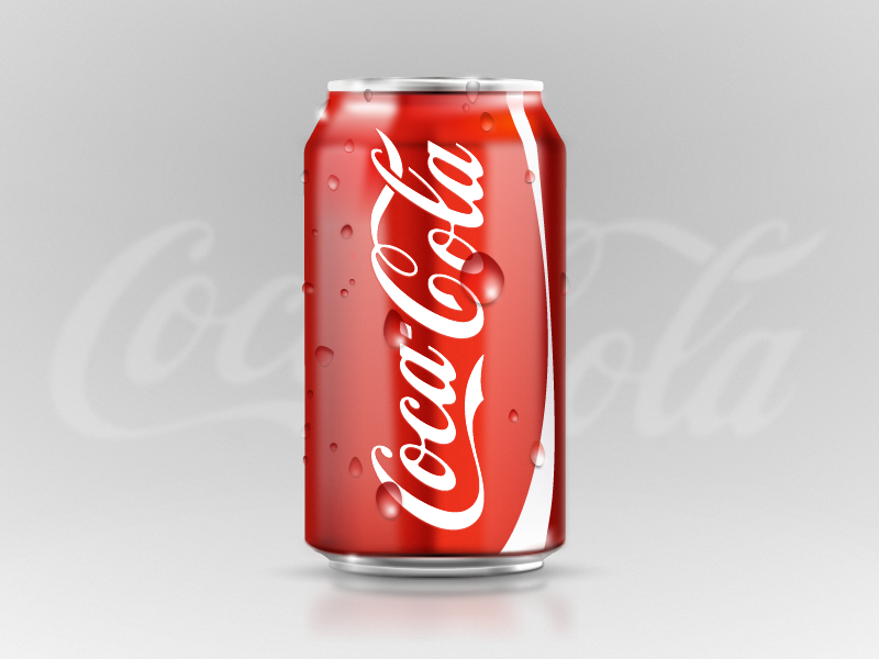 800x600 Coke Can Icon Made In Fireworks By Fabio Benedetti - Coke Sketch
