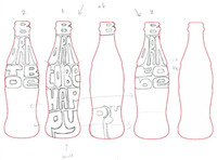 200x148 Coke Cans Digital By Sophie Clark - Coke Sketch