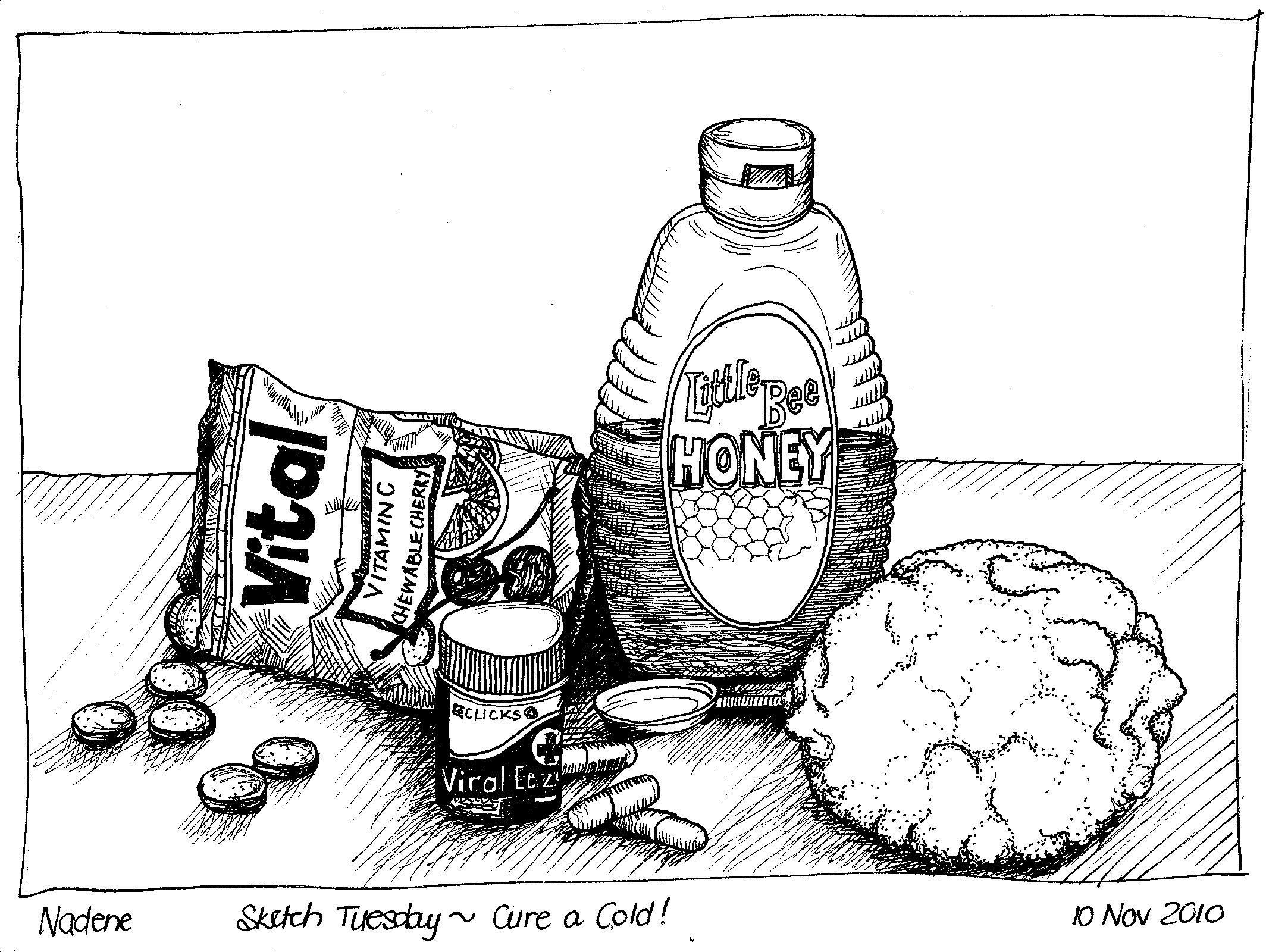 2128x1600 Sketch Tuesday ~ Something To Cure A Cold Practical Pages - Cold Sketch