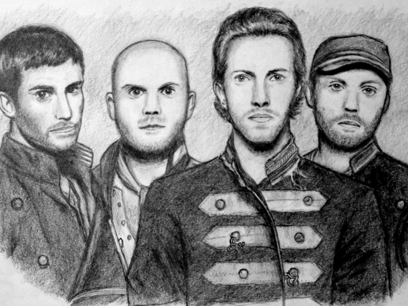 800x600 List Of Synonyms And Antonyms Of The Word Coldplay Drawings - Coldplay Sketch