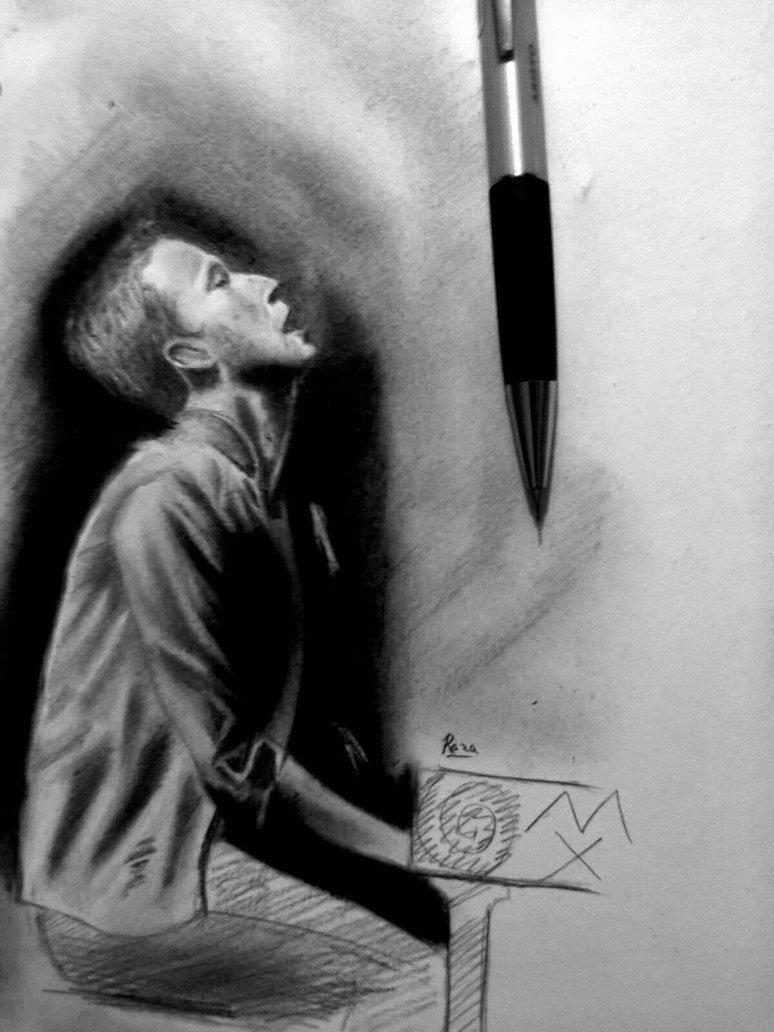 774x1032 Quick Sketch Of Chris Martin (Coldplay) By Refaaz96 - Coldplay Sketch